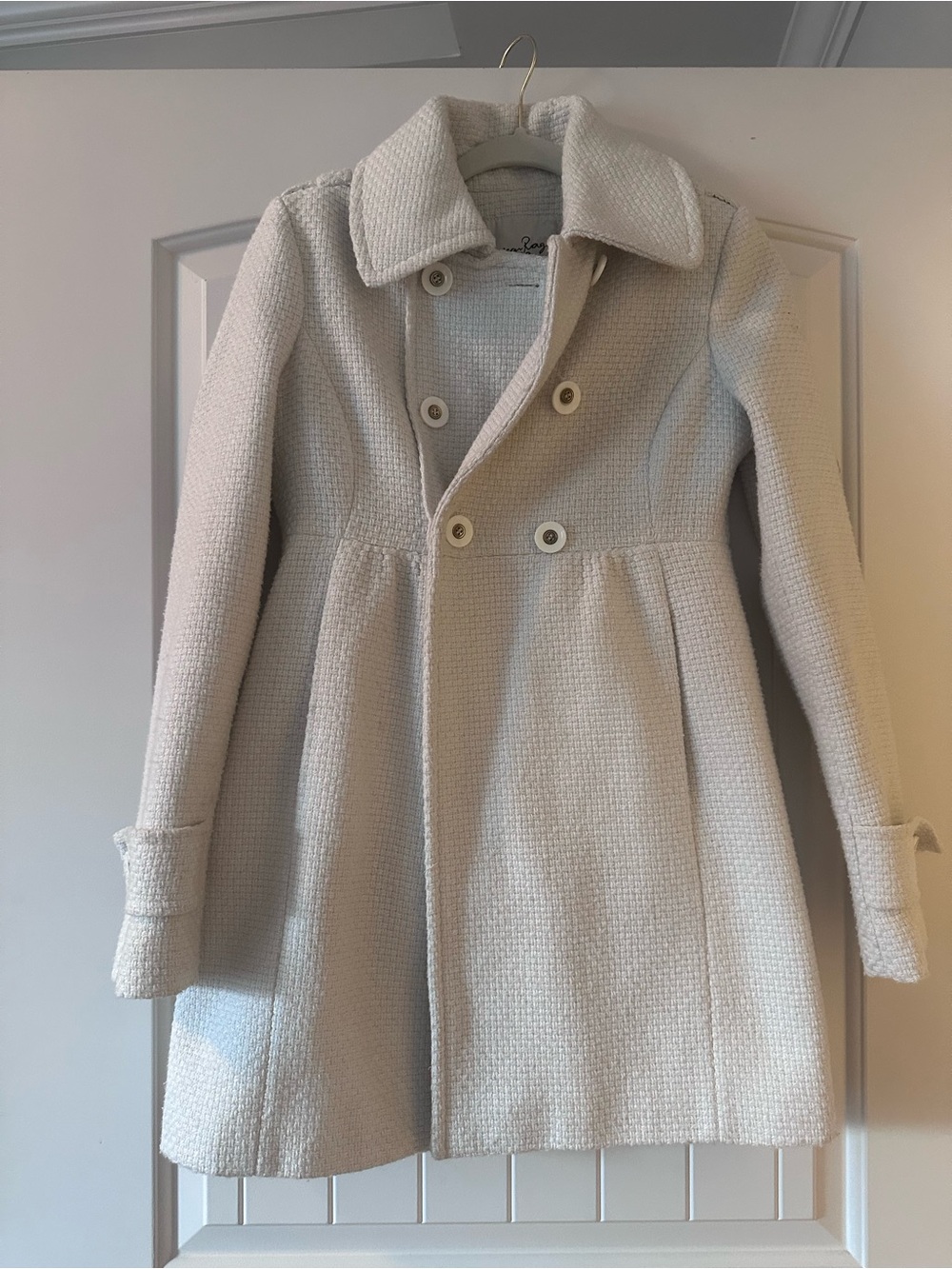 American Rag Textured/tweed Double-Breasted Pea Coat